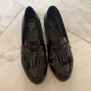 ShuShop Glossy Black Patent Loafers
